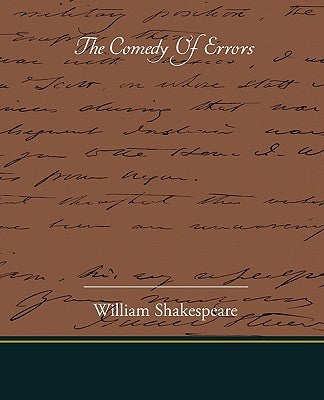 The Comedy Of Errors by Shakespeare, William
