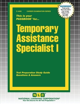 Temporary Assistance Specialist I by Passbooks