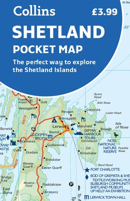 Shetland Pocket Map: The Perfect Way to Explore the Shetland Islands by Collins Maps