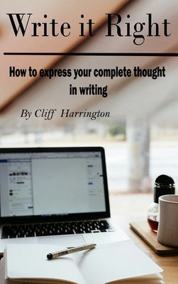 Write it Right by Harrington, Cliff