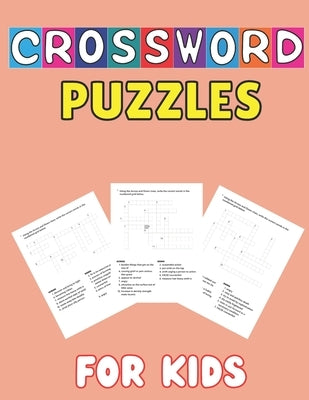 Crossword puzzles for kids: puzzle book with fun and learn for clever and smart people positive word;best gift for smart girls and boys kids age 3 by Rita, Emily