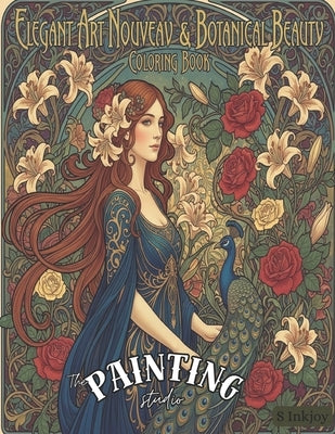 Elegant Art Nouveau & Botanical Beauty: The Painting Studio by Inkstone, S.