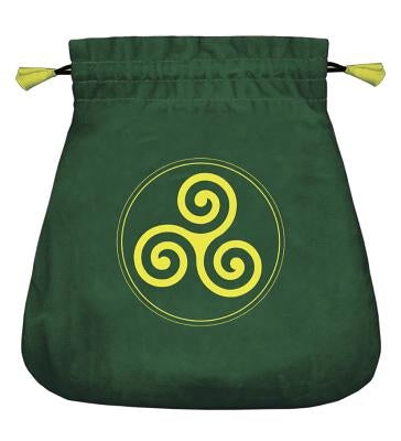 Celtic Triskel Velvet Bag by Lo Scarabeo