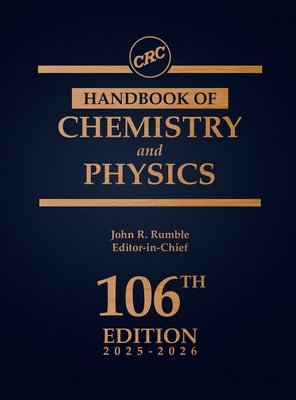 CRC Handbook of Chemistry and Physics by Rumble, John