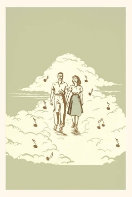 Vintage Journal Couple Strolling on Cloud by Found Image Press