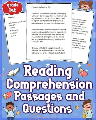 Reading Comprehension Passages and Questions 1st Grade: Enhance Learning with Comprehensive Reading Comprehension Passages and Questions - 1st grade 1 by Moon, Maria
