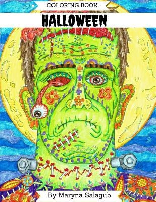 Halloween coloring book by Salagub, Maryna