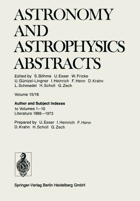 Author and Subject Indexes to Volumes 1-10 Literature 1969-1973 by Böhme, S.