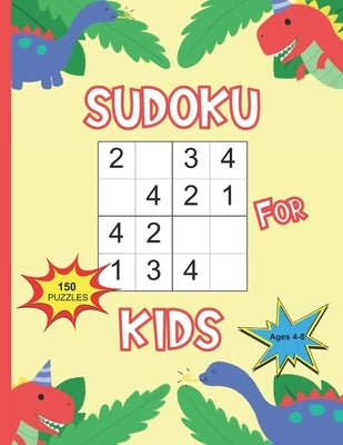 Sudoku For Kids Ages 4-8: Sudoku With Dinosaur Books for Kids, Learn Numbers 1-4 and Grow Logic Skills For Children by Publishing, Ziesmerch