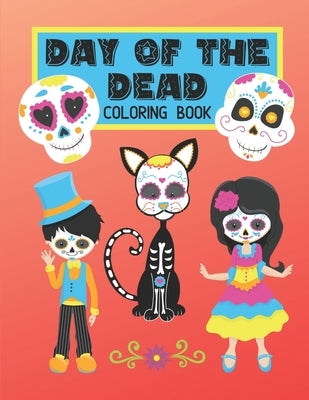 Day Of The Dead Coloring Book: For Kids: Sugar Skulls & Cats Design Color Pages by Kids Purple Press