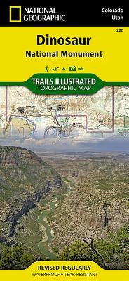 Dinosaur National Monument Map by National Geographic Maps