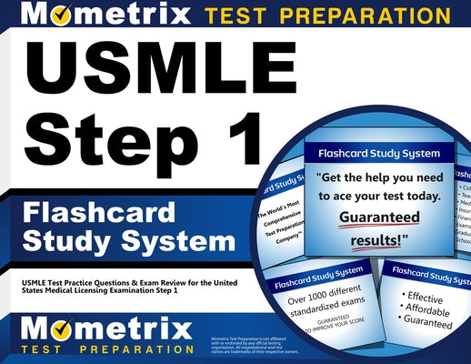 USMLE Step 1 Flashcard Study System: USMLE Test Practice Questions & Exam Review for the United States Medical Licensing Examination Step 1 by Usmle, Exam Secrets Test Prep Staff