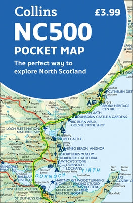 Nc500 Pocket Map: The Perfect Way to Explore North Scotland by Collins Maps