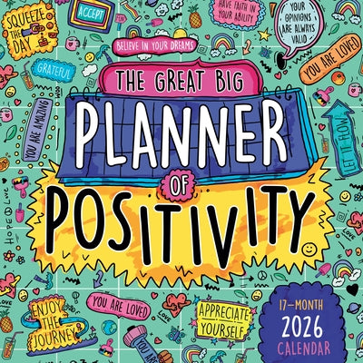 2026 Great Big Planner of Positivity, the Wall Planner by Note to Self/The London Studio