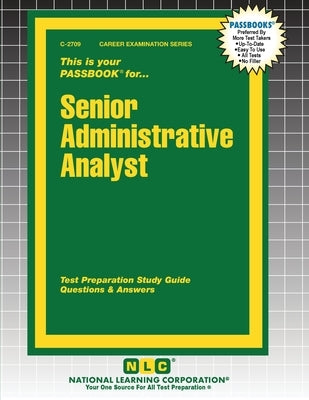 Senior Administrative Analyst by Passbooks