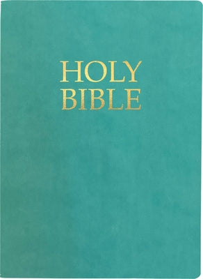Kjver Holy Bible, Large Print, Coastal Blue Ultrasoft: (King James Version Easy Read, Teal, Red Letter) by Whitaker House