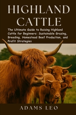 Highland Cattle: The Ultimate Guide To Raising Highland Cattle For Beginners: Sustainable Grazing, Breeding, Homestead Beef Production, And Profit Str by Leo, Adams