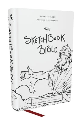 The Sketchbook Bible: The Complete Bible with Hundreds of Illustrations (Nkjv, Hardcover, Red Letter, Comfort Print) by Mignard, Paul