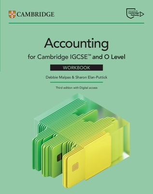 Cambridge Igcse(tm) and O Level Accounting Workbook with Digital Access (2 Years) by Malpas, Debbie
