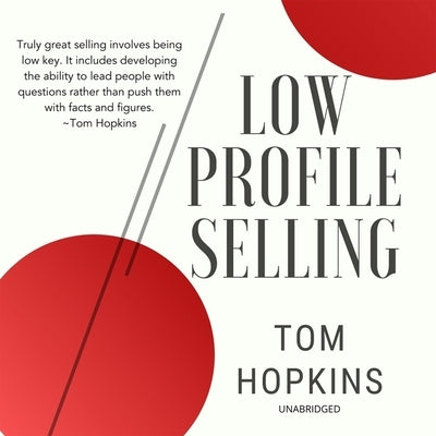 Low Profile Selling by Hopkins, Tom