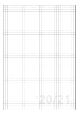 2020_21 Planner [SEPT-AUG]: Year, Month & Week Overview by Press, Black Thread