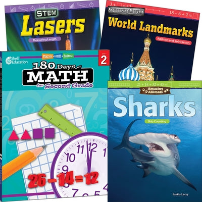 Learn-At-Home: Explore Math Bundle Grade 2: 4-Book Set by Multiple Authors