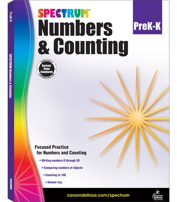 Numbers & Counting, Grades Pk - K by Spectrum