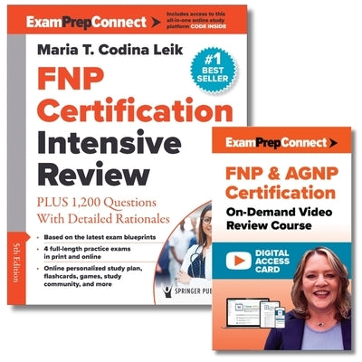 Fnp Certification Intensive Review, 5e and Fnp & Agnp On-Demand Review Course Set by 
