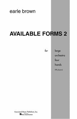 Available Forms 2: Full Score by Brown, Earle
