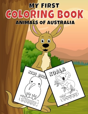 My First Coloring Book: Animals Of Australia by Booknook, Aunt Mels