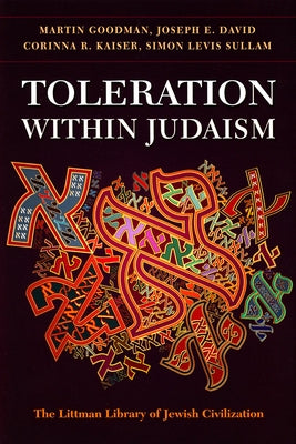 Toleration Within Judaism by Goodman, Martin