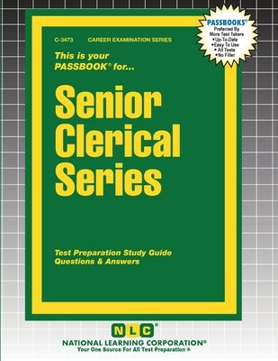 Senior Clerical Series by Passbooks