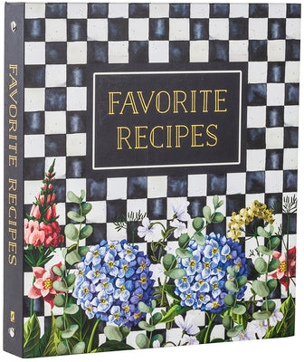 Deluxe Recipe Binder - Favorite Recipes (Hydrangea) by New Seasons