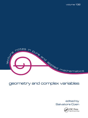 Geometry and Complex Variables by Coen, S.