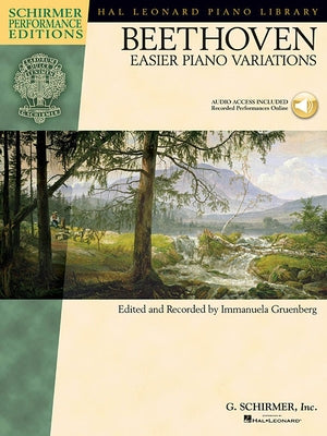 Ludwig Van Beethoven - Easier Piano Variations: With Access to Online Audio of Performances by Beethoven, Ludwig Van