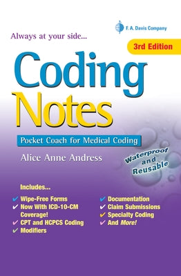 Coding Notes: Pocket Coach for Medical Coding by Andress, Alice Anne