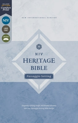 Niv, Heritage Bible, Passaggio Setting, Leathersoft, Brown, Comfort Print: Elegantly Uniting Single and Double Columns Into One Passaggio Setting Bibl by Zondervan