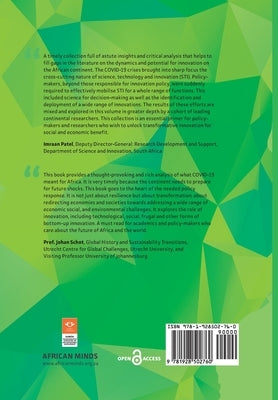 Transformative Innovation in Times of Change: Lessons for Africa from the 2020 Global Pandemic by Kraemer-Mbula, Erika