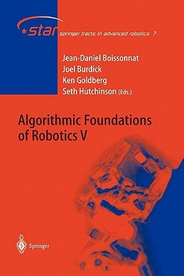 Algorithmic Foundations of Robotics V by Boissonnat, Jean-Daniel