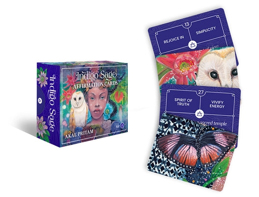 Indigo Sage: Affirmation Cards by Pritam, Akal