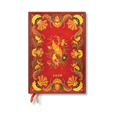 Paperblanks 2026 Fiammetta Fiammetta 12-Month Planner MIDI Horizontal Elastic Band 160 Pg 100 GSM by Paperblanks