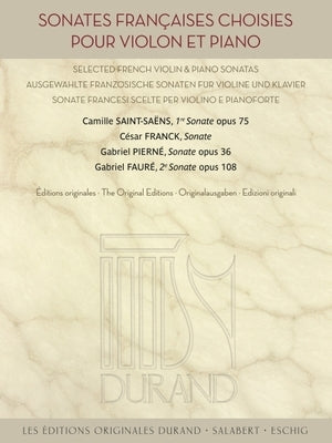 Sonates Francaises Choisies Original Editions Violin and Piano by 