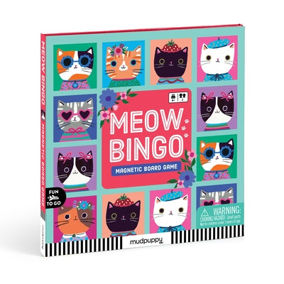 Meow Bingo! Magnetic Board Game by Mudpuppy