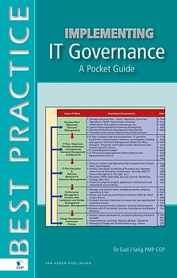 Implementing IT Governance by Selig, Gad