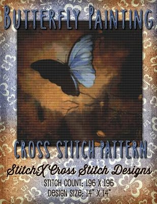 Butterfly Painting Cross Stitch Pattern by Stitchx