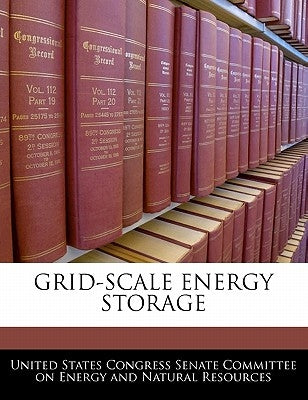 Grid-Scale Energy Storage by United States Congress Senate Committee