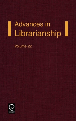 Advances in Librarianship by Chapman, Elizabeth a.