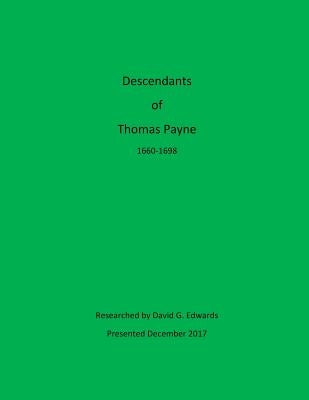 Descendants of Thomas Payne by Edwards, David G.