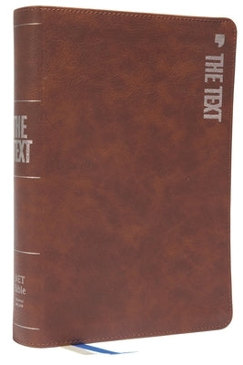 The Text Bible: Uncover the Message Between God, Humanity, and You, Net, Brown Leathersoft, Comfort Print by DiMarco, Michael