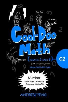 Cool-Doo Math: Grade 3&4 - Vol.2 - Black & White Version by Feng, Andrew
